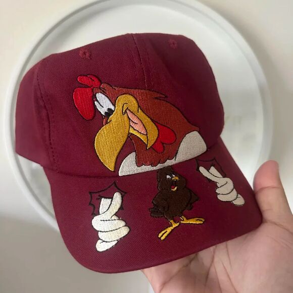 Vintage Warner Bros. Foghorn Leghorn & Henry Hawk Breakout Hat RARE ! - Picture 2 of 7